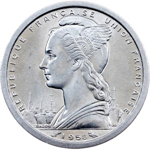 French Union, 1 Franc 1958, Paris