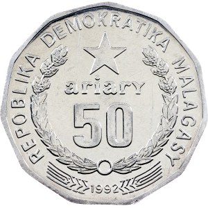 Second Republic, 50 Ariary 1992
