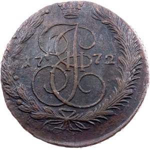 Catherine II., 5 Kopecks 1772, EM, Ekaterinburg