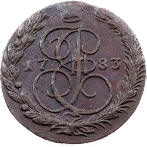 Catherine II., 5 Kopecks 1783, EM, Ekaterinburg