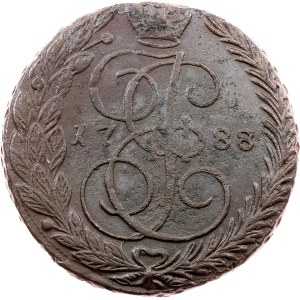Catherine II., 5 Kopecks 1788, EM, Ekaterinburg