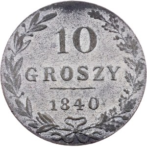 Nicholas I., 10 Groszy 1840, MW, Warsaw