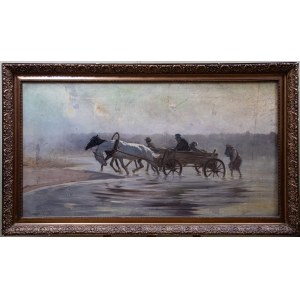 Józef Ryszkiewicz, (1888-1942), Transport rannego powstańca 1863 r.
