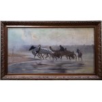 Józef Ryszkiewicz, (1888-1942), Transport rannego powstańca 1863 r.