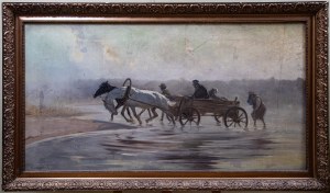 Józef Ryszkiewicz, (1888-1942), Transport rannego powstańca 1863 r.