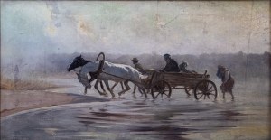 Józef Ryszkiewicz, (1888-1942), Transport rannego powstańca 1863 r.