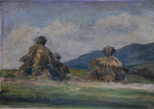Bronisław Brykner (1884-1969), Dwa stogi, ok. 1930 r.