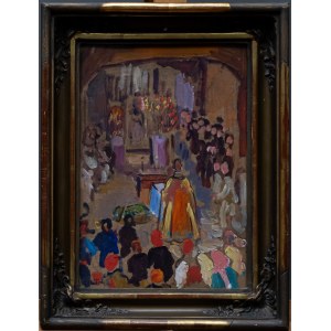 Fryderyk Pautsch (1877-1950), Nabożeństwo, ok. 1920 r.