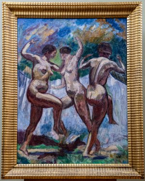 Wojciech Weiss (1875-1950), Tańczące trzy Gracje, 1916