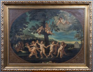 Zdzisław Piotr Jasiński (1863-1932), Taniec Amorków (Danza degli amorini) wg Francesca Albaniego z 1620-1630 r.)
