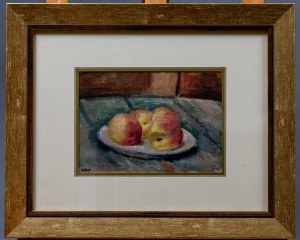 Wojciech Weiss (1875-1950), Martwa natura z jabłkami