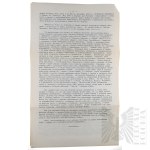 PSZnZ/Emigration Bulletin of the 24th Uhlan Regiment Chapter - No. 75, December 1972, Emigration, London, United Kingdom, Veterans
