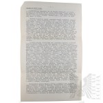 PSZnZ/Emigration Bulletin of the 24th Uhlan Regiment Chapter - No. 75, December 1972, Emigration, London, United Kingdom, Veterans