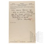 World War II - Message from the International Red Cross, Warsaw 1940, Warsaw Ghetto, Tel Aviv