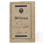 German Empire - Military ID Card, Karl Däbel, Kaiser Franz Guard Grenadier Regiment No. 2, 1889, Braniewo Foot Guard