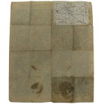 German Empire - Map of Maneuvers by the 5th and 6th Army Corps, Lower Silesia, 1890, Scale 1:500,000