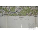 Third Reich Staff Map of Kielce, Großblatt No. 374, Special Edition XII.40, Wehrmacht, 1940