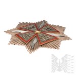 Kingdom of Poland 1815–1831 [GOLD-PLATED SILVER] Star of the Order of the White Eagle, “Pro Fide, Rege et Lege” November Uprising 1830–1831