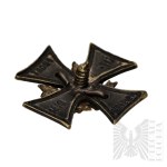 Second Polish Republic Miniature Badge: Lithuanian-Belarusian Front
