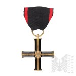 Second Polish Republic: Cross of Independence with Certificate—Władysław Kazimierz Popiuk-Jagiełło—Warsaw, 2nd Infantry Brigade of the Legions; Pardoned by the President