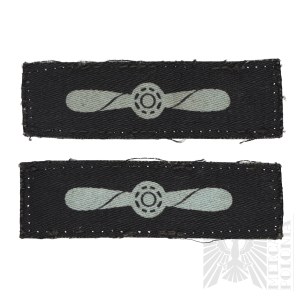 PSZnZ/RAF/United Kingdom Leading Aircraftman Patches, RAF, World War II, Pair