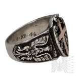 PSZnZ/Emigration Commemorative Signet of the 6th Lviv Infantry Division, 5th Kresy Infantry Division