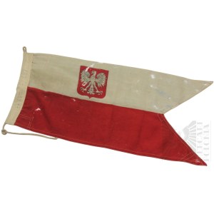 PRL Small Navy Flag - Polish Navy Military Flag