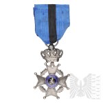 Belgia Krzyż Kawalerski Orderu Leopolda II V Klasy - Order Leopolda II Odznaczenie Belgijskie Falerystyka