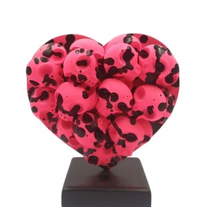 VL, VL, Heart Skull Pink, 2022