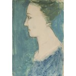 Jerzy Nowosielski (ur. 1943), Portret - praca dwustronna, lata 40. XX w.