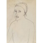 Jerzy Nowosielski (ur. 1943), Portret - praca dwustronna, lata 40. XX w.