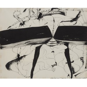 Tadeusz Brzozowski (1918 Lviv - 1987 Roma), Kupler nęci - Kupler nęka, 1980