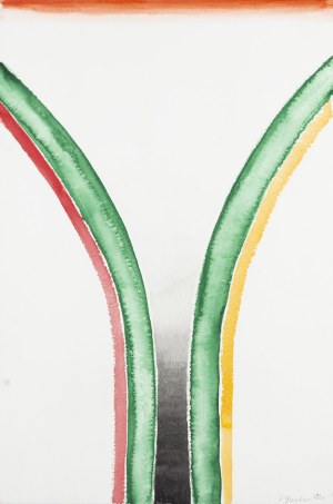 Stefan Gierowski (1925 Częstochowa - 2022 Warszawa), Bez tytułu, 1994