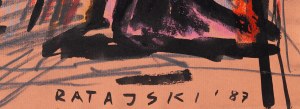 Sławomir Ratajski (ur. 1955, Warszawa), Bez tytułu, 1987