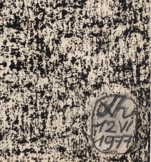 Adam Hoffmann (1918 Kraków - 2001 Kraków), Bez tytułu, 1977