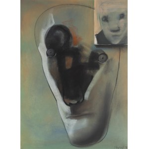 Stasys Eidrigevicius (b. 1949, Medinishki, Lithuania), Visa Document, 1998