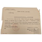 II RP Enrollment Card for the Circle of Soldiers of the 1st Polish Legion Lancers Regiment - Jerzy Glinski, 1st Legion Lancers Regiment, 1st Infantry Regiment, 2nd Horse Rifle Regiment, 4th Horse Rifle Regiment