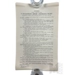 II RP Statute of the Order of Polonia Restituta - Order of Polonia Restituta