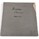 Third Reich Impregnated Map of Krakow/Krakau 1:1000000 - Krakow, Czestochowa, Katowice, Gliwice, Lublin