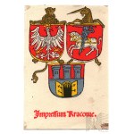 II RP Patriotic Postcard Cracow - Crown, Lithuania, Pogo
