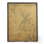 II RP State Border Plan between the German Reich and the Republic of Poland - Upper Silesia, Bytom Świętochłowice, Katowice, Plebiscite