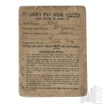 [ZŁOTOROWICZ] PSZnZ Soldiers Pay Book - Tadeusz Złotorowicz - Knight of the Virtuti Militari