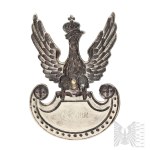 II RP - Polish Czapkowy Eagle wz.19 - Treasurer and Fiszbein, White Metal