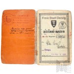 Free City of Gdansk Passport (Reise-Pass) of the Free City of Gdansk - Rare Soviet Entry - Conquest of the City