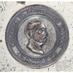 German Empire Decorative Tray with Image of Kaiser Wilhelm II.