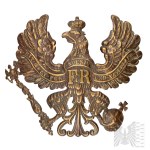 German Empire Prussian Eagle on Leather Helmet for Ranks
