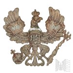 German Empire Prussian Eagle on Leather Helmet for Ranks