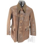 WW2/PSZnZ/France: M35 armored army jacket wz.1935 (Blouson Cuir Troupes Blindées Modèle 1935).