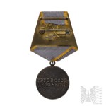 USSR: Medal "For Outstanding Work"/ "Za Trudovoye Otlichye"/ Silver.