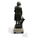 19th Century - Figure of Napoleon Bonaparte with Cannon - Bronze.